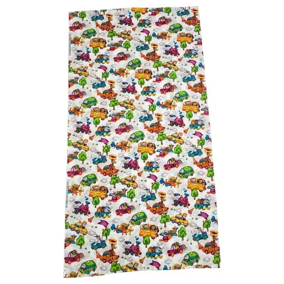 Allies Room By RJR Fashion Fabrics Childrens Colorful Cars Planes Animals 1 1/8 - Picture 4 of 4